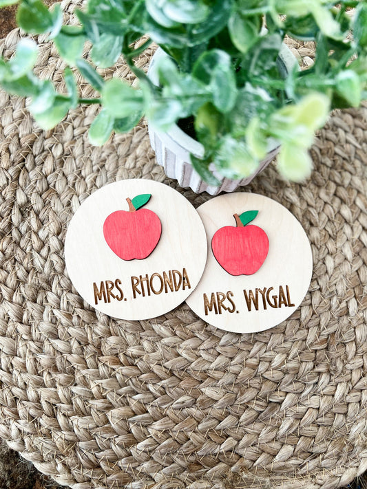 Teacher Apple Magnet