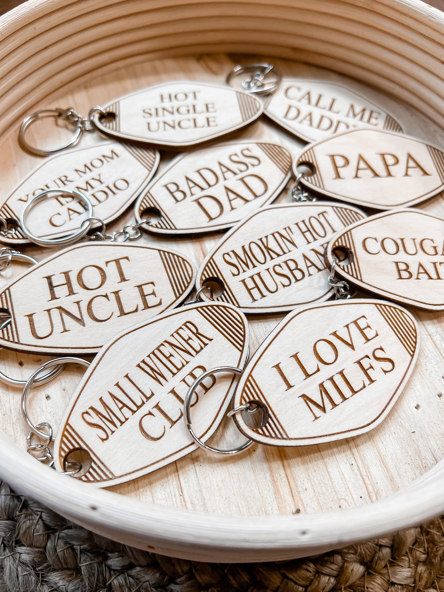 Funny Dad Keychain