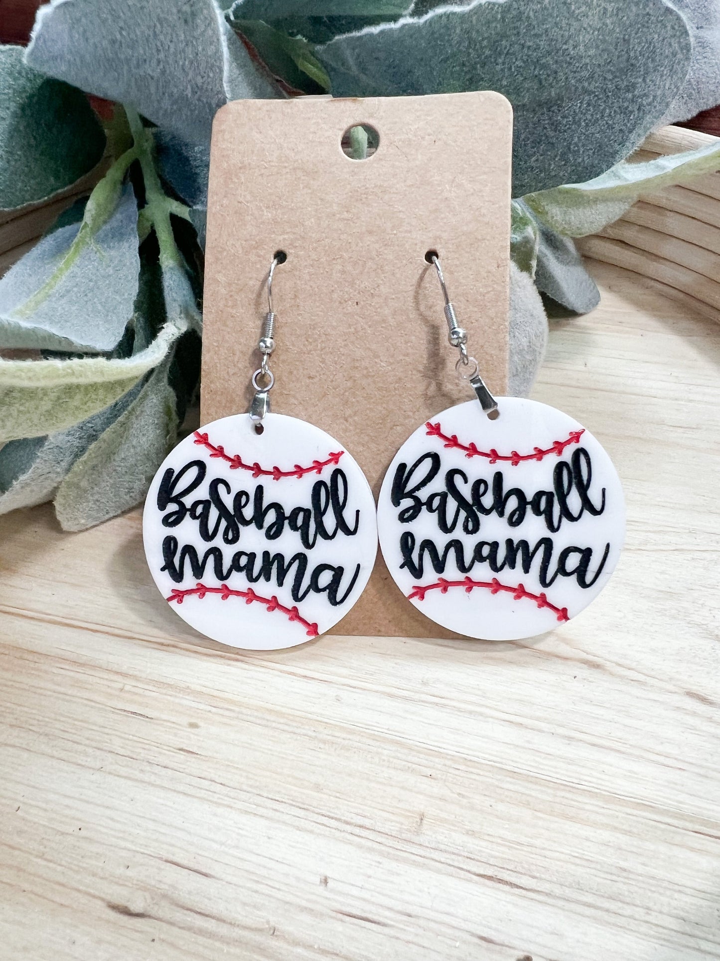 Baseball and Softball Earrings