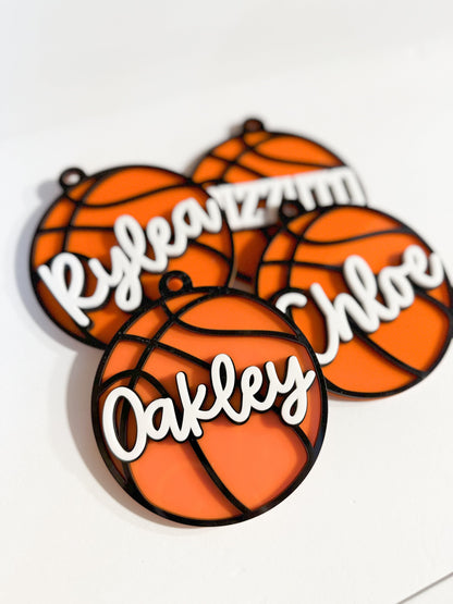 Basketball Bag Tag