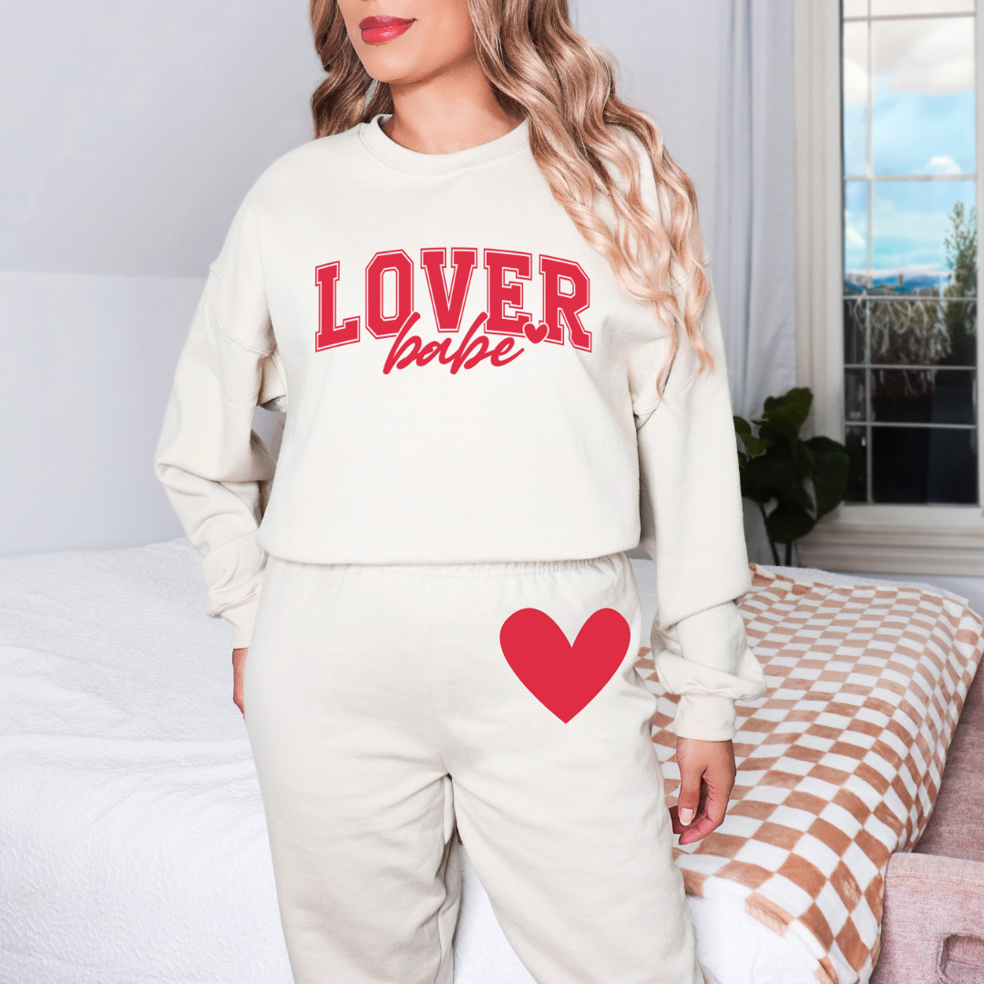 Lover Babe Sweat Set