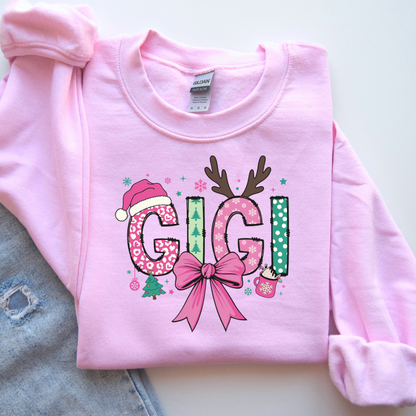 Christmas Names Custom Sweatshirt