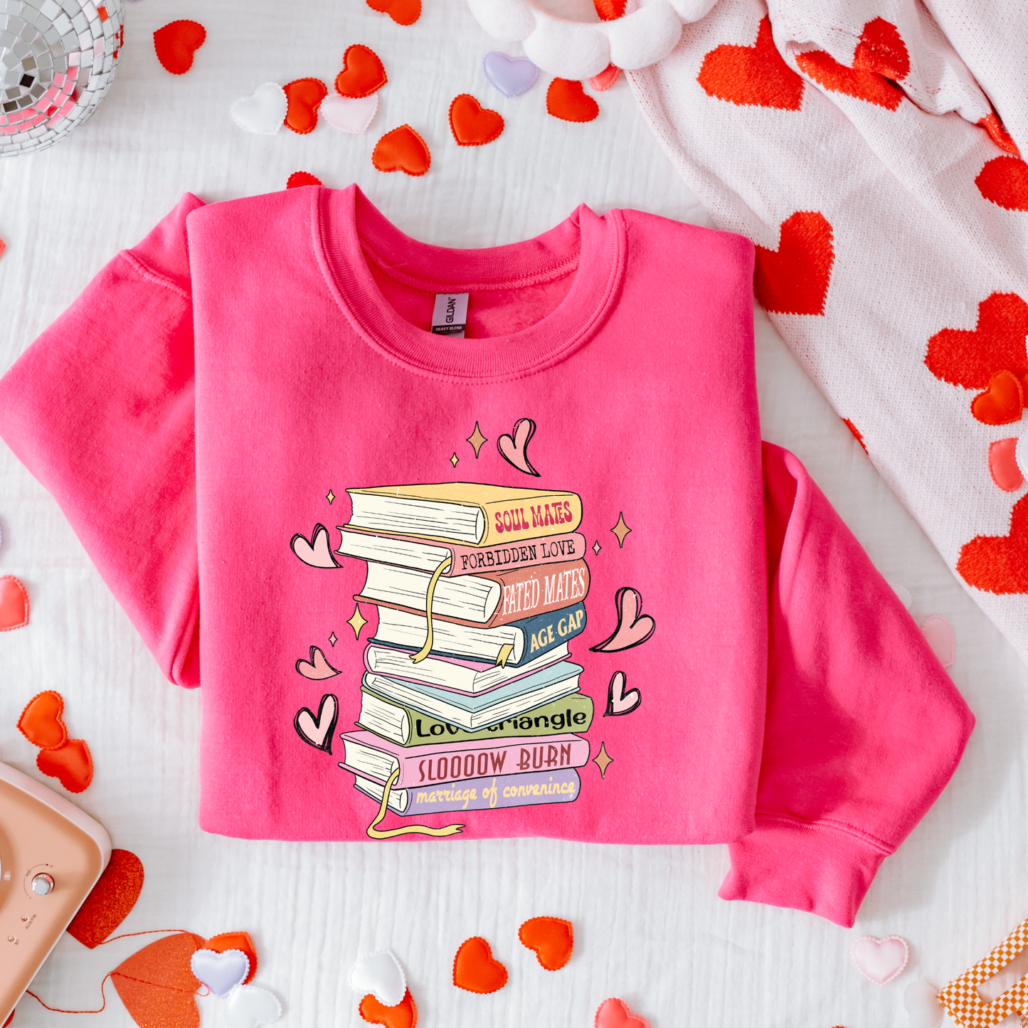 Valentine Books Sweatshirt