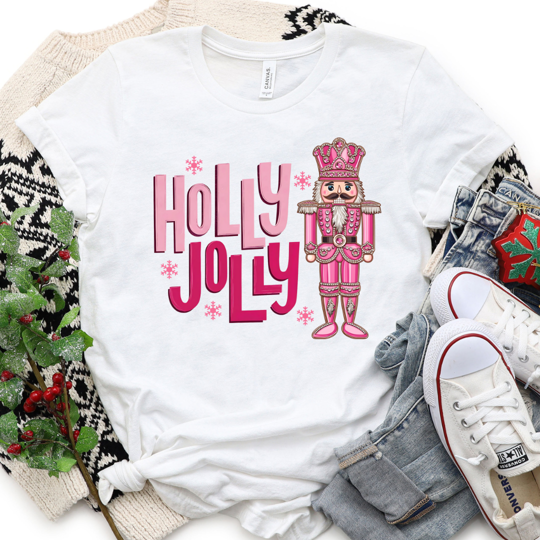 Holly Jolly Nutcracker Graphic Tee