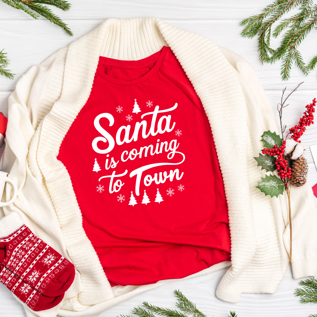 Santa is Coming to Town Graphic Tee