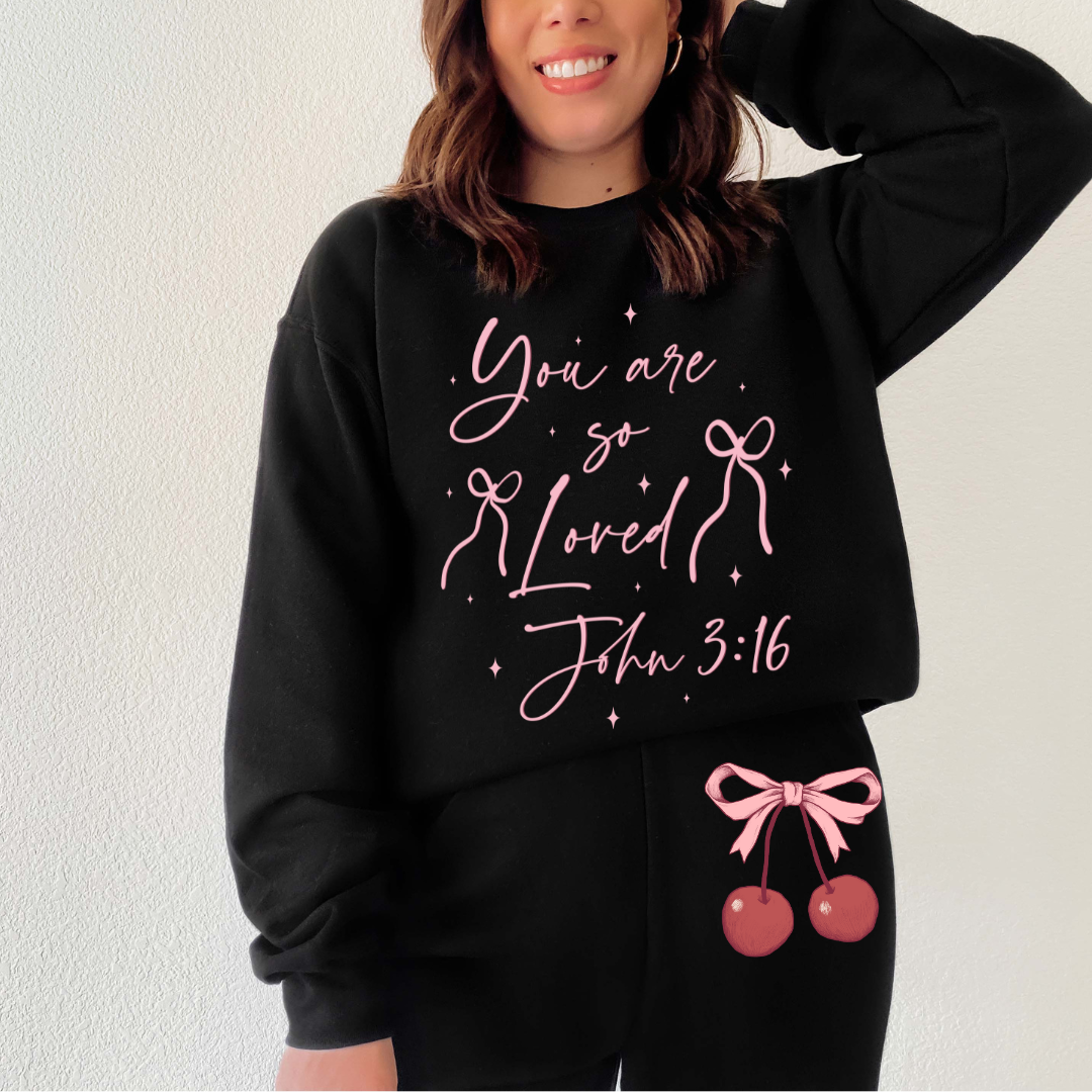 You Are So Loved Sweat Set