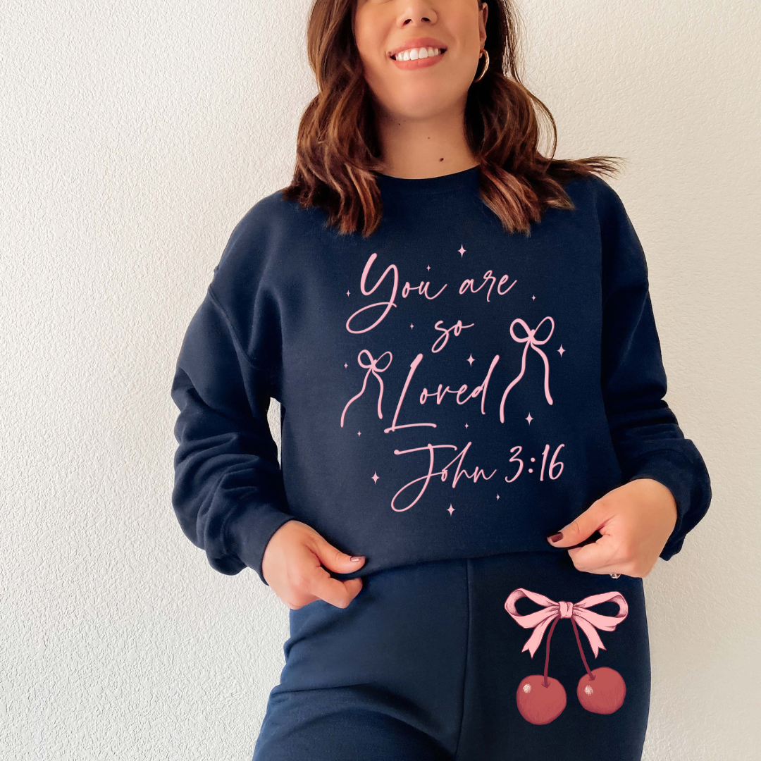 You Are So Loved Sweat Set