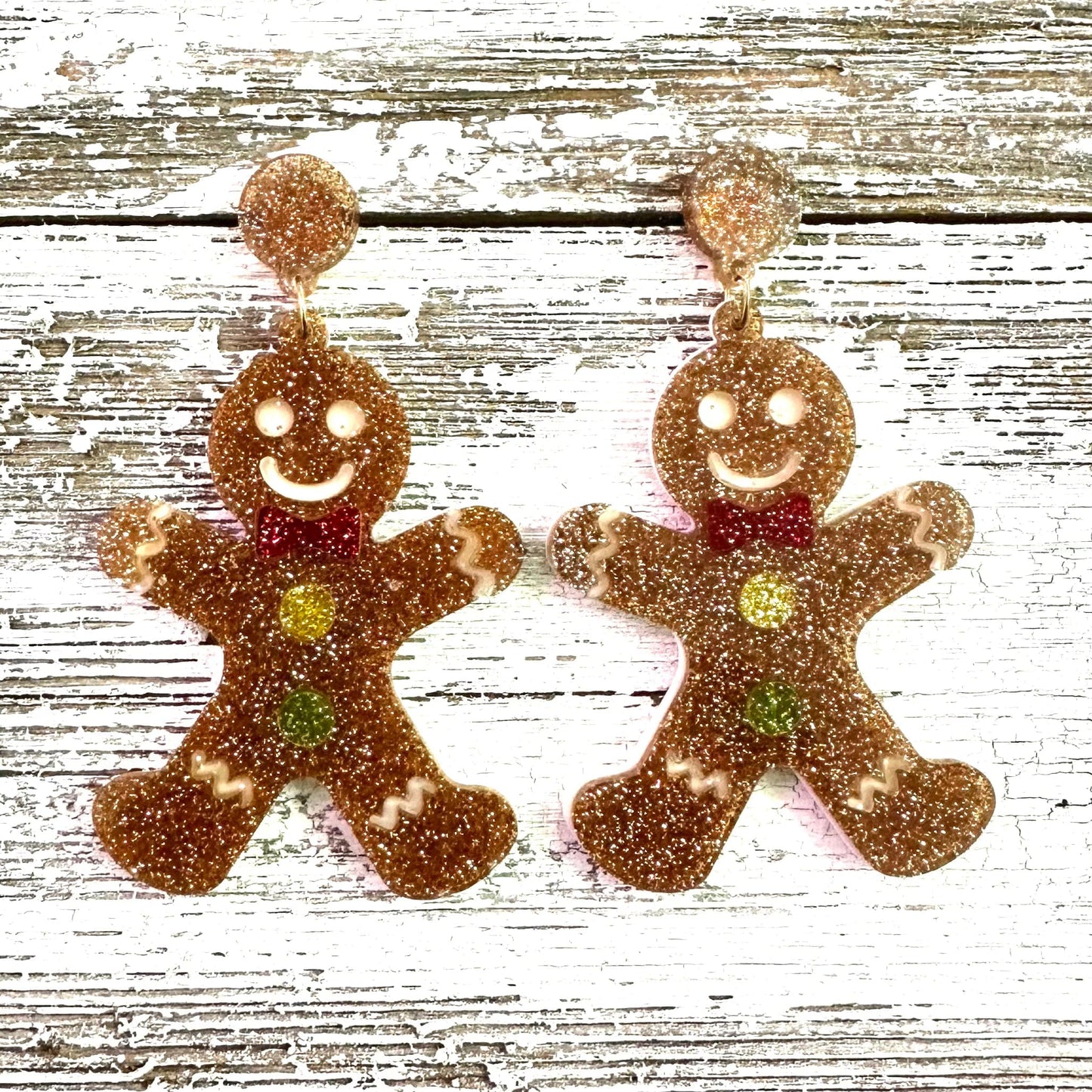 Giant Gingerbread Dangle Earring