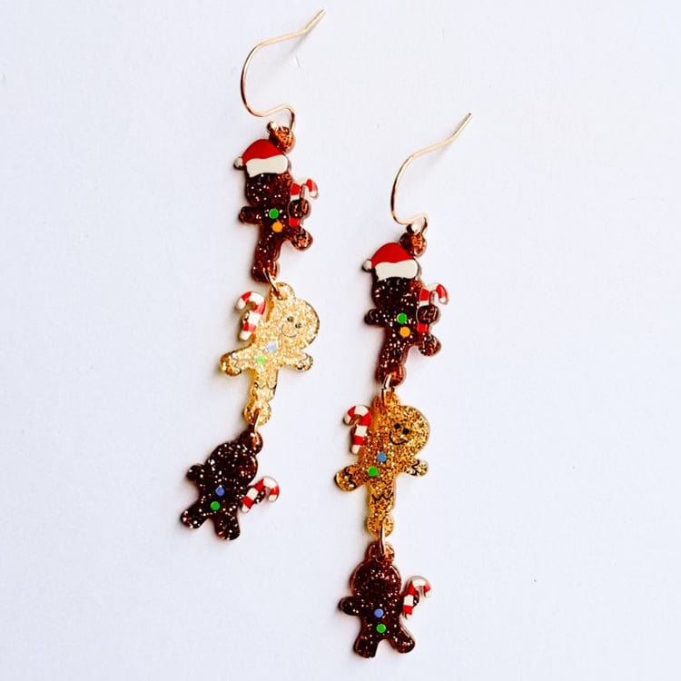 Envy Stylz Boutique Women - Accessories - Earrings Gingerbread Men Dangle Earrings