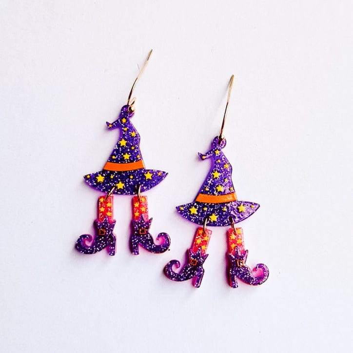 Envy Stylz Boutique Women - Accessories - Earrings Halloween Witch Feet Earrings