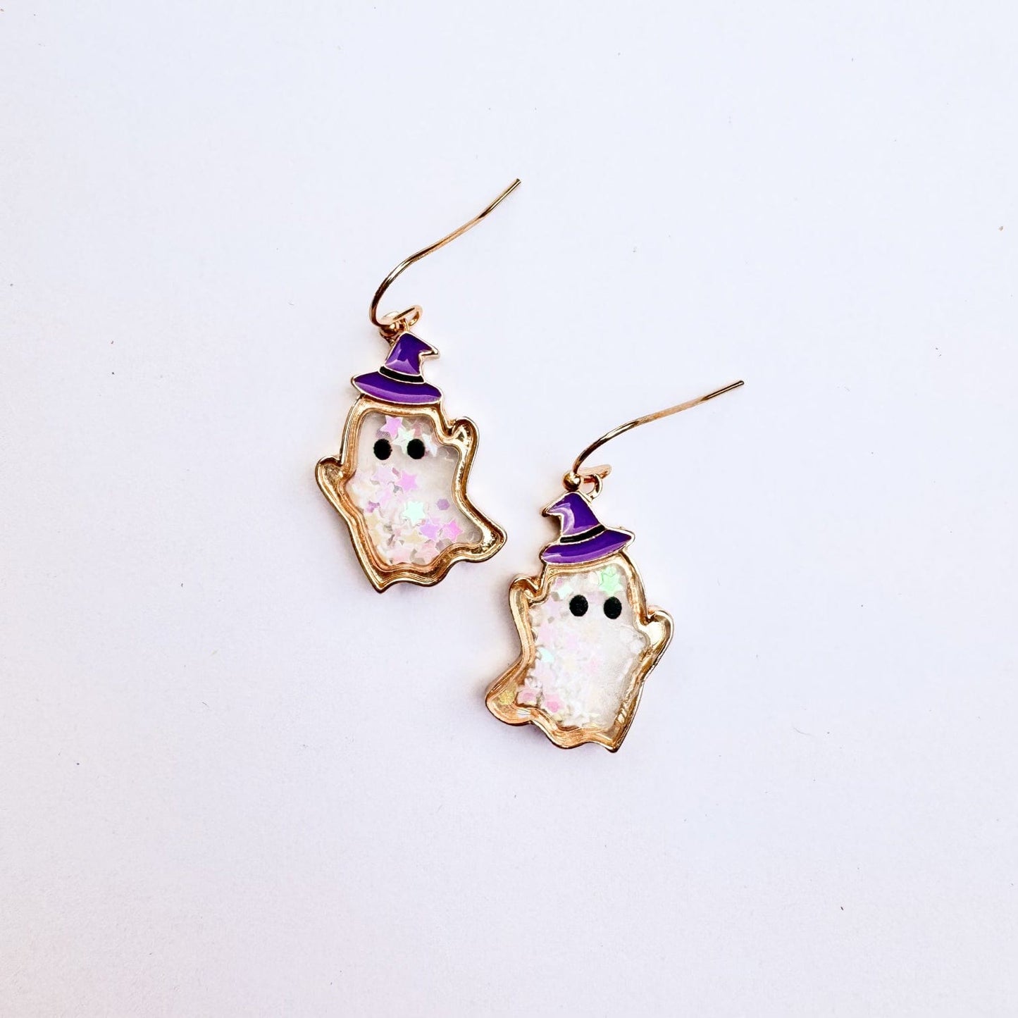 Envy Stylz Boutique Women - Accessories - Earrings Iridescent Glitter Ghost Earrings