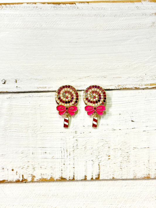 Envy Stylz Boutique Women - Accessories - Earrings Pearly Pink Lollipop Earrings