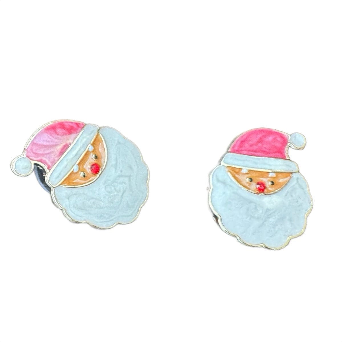 Envy Stylz Boutique Women - Accessories - Earrings Pink Santa Christmas Stud Earrings