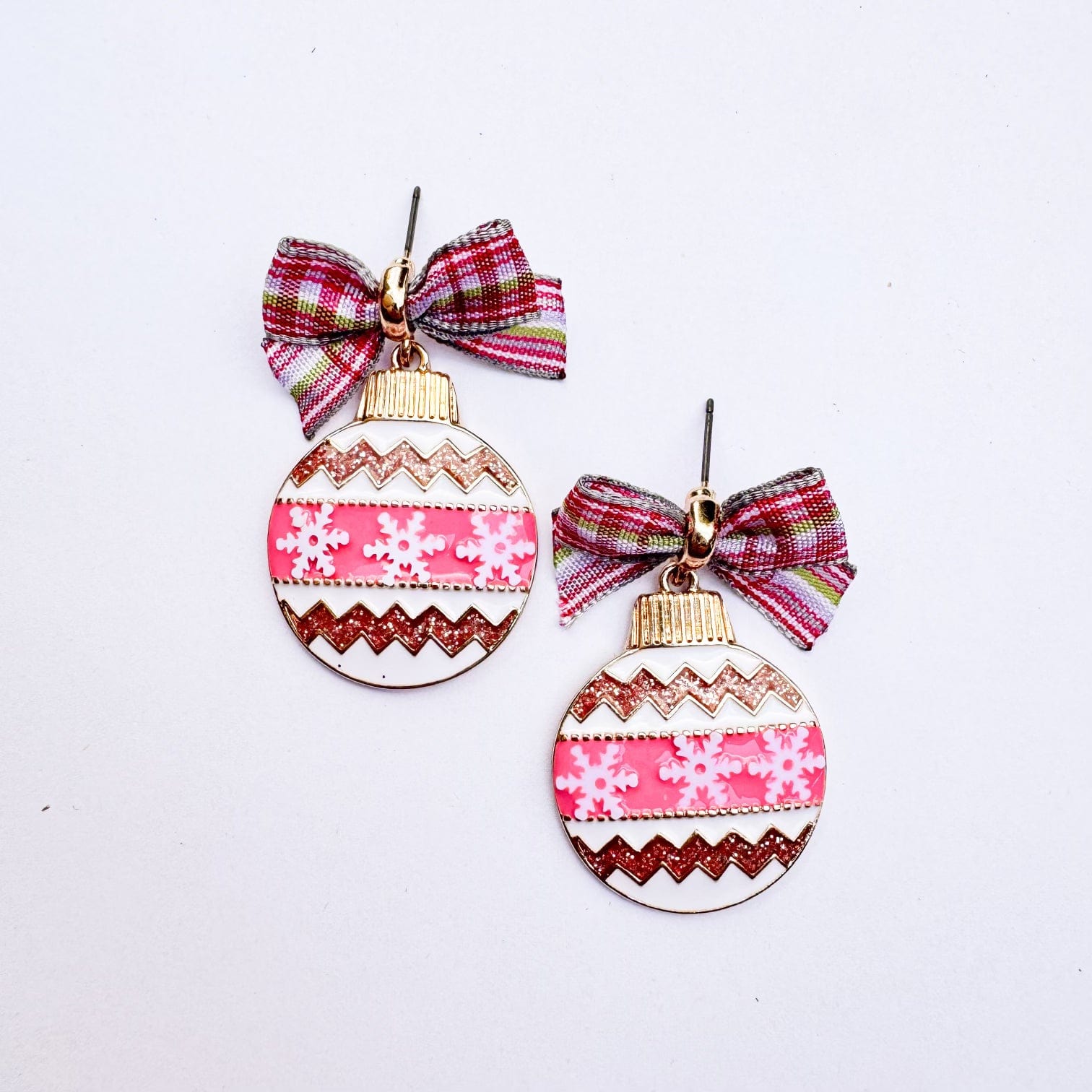 Envy Stylz Boutique Women - Accessories - Earrings Preppy Pink Ornament Earrings