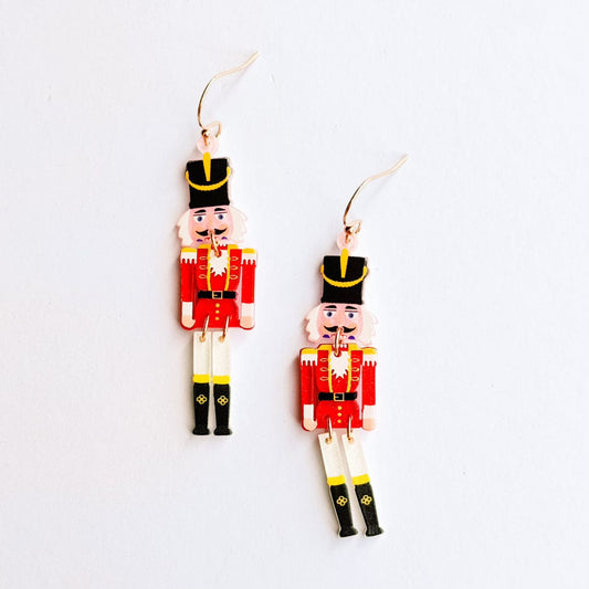 Envy Stylz Boutique Women - Accessories - Earrings Red Nutcracker Earrings