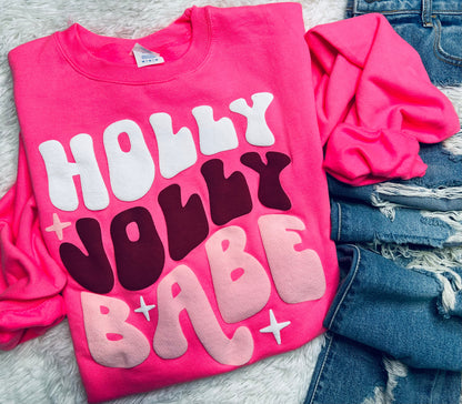 Holly Jolly Babe SWEATSHIRT