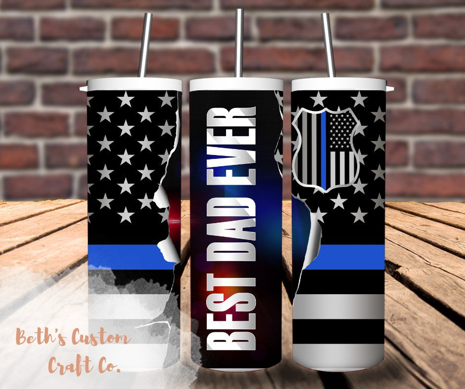 Police Dad 20oz Tumbler