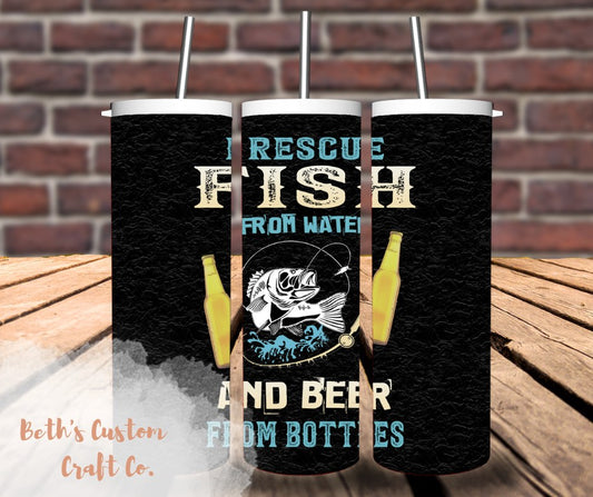 Rescue Fish From Water 20oz Tumbler