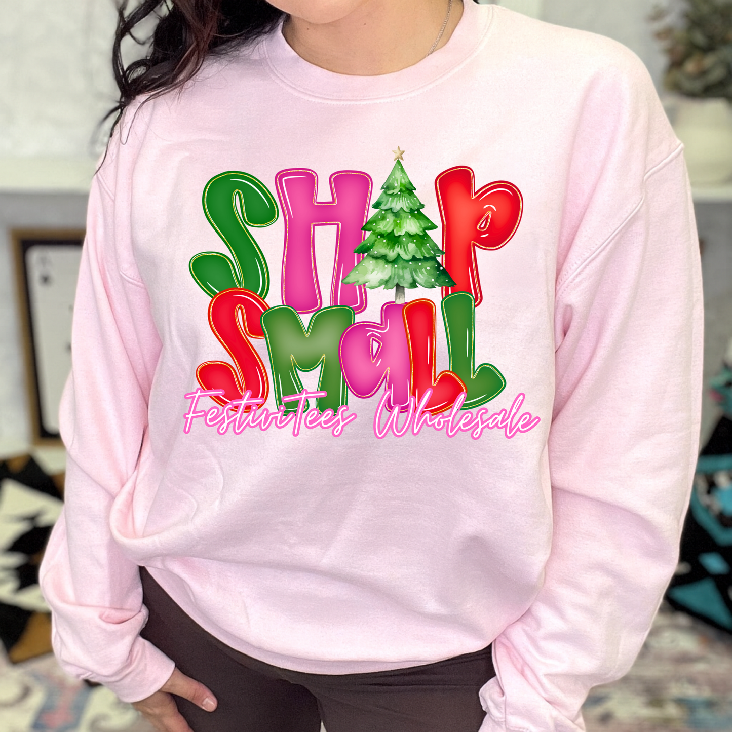 Custom Shop Small Bubble Graphic Crewneck