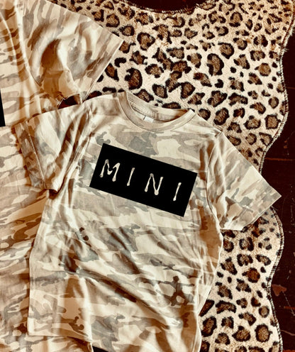 Mama & mini camo tee