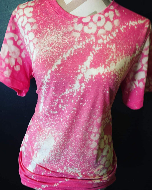 Pink Leopard tee