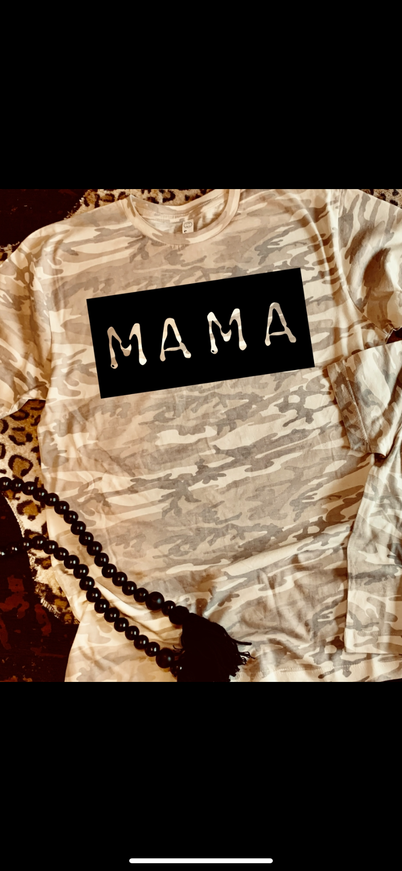 Mama & mini camo tee