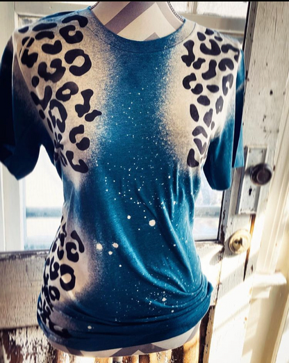 Leopard shoulder tees