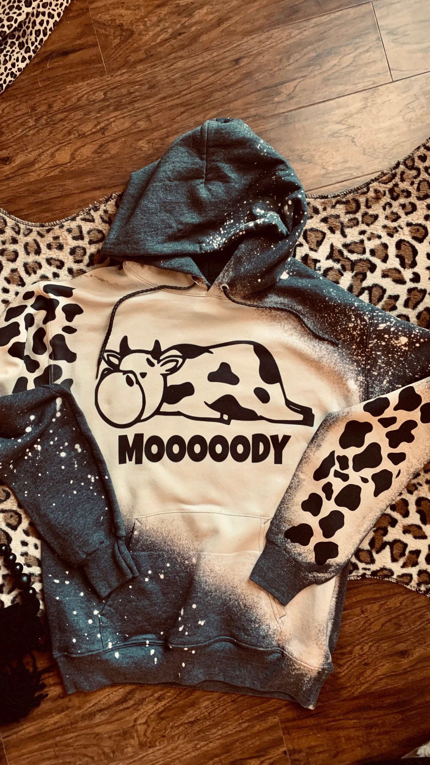 MOODY Distressed Hoodie